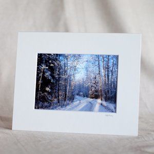 "Winter Lane" 5x7 Photography Print
